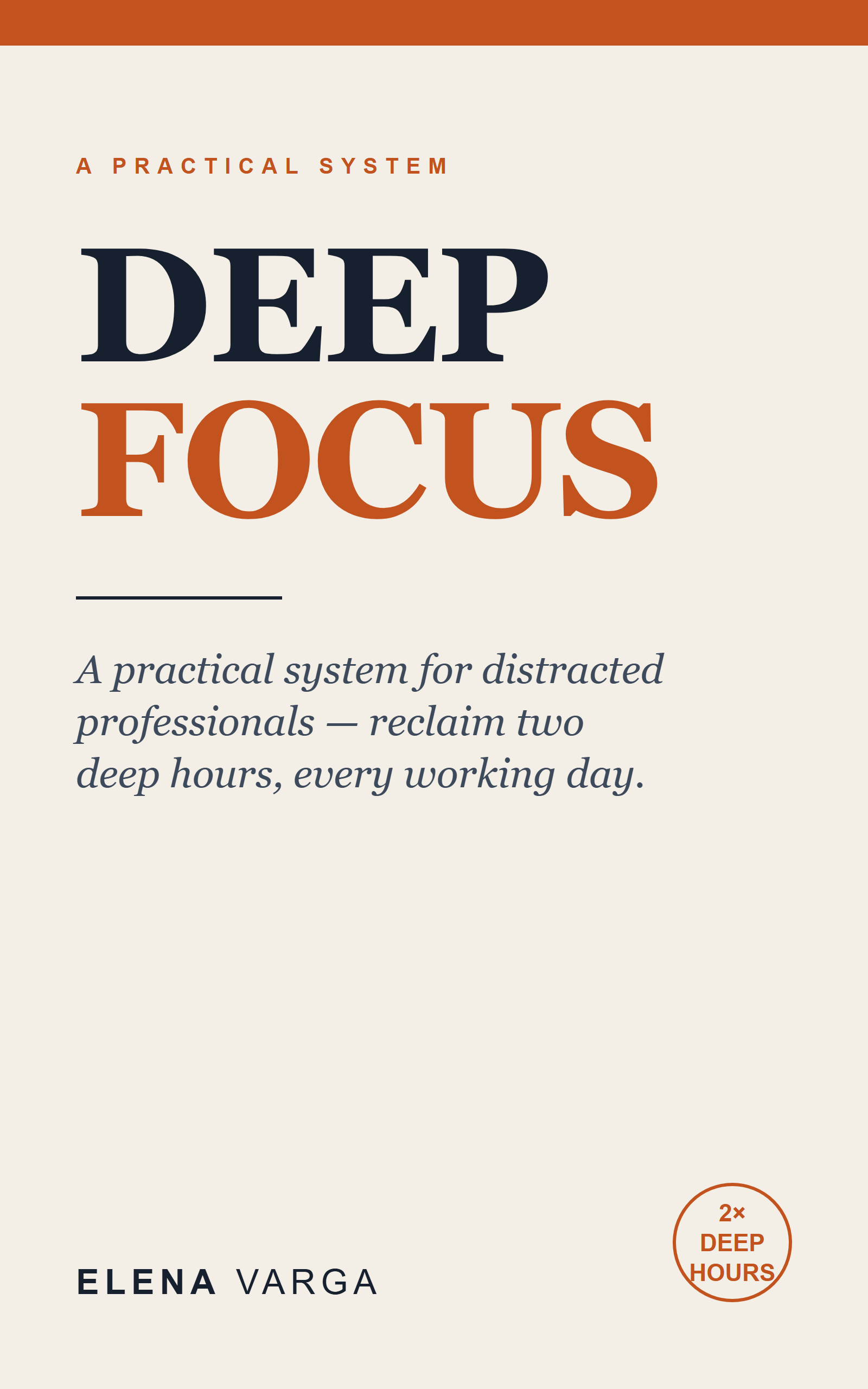 Deep Focus book cover